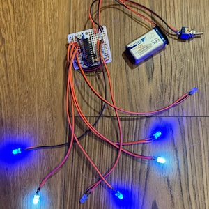 Star Wars Edition 7 LED Pattern Blinker (Improved Adjustable Blink Rate)