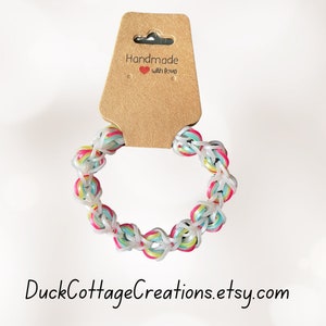 Mini Rainbows Rubber Band Bracelet