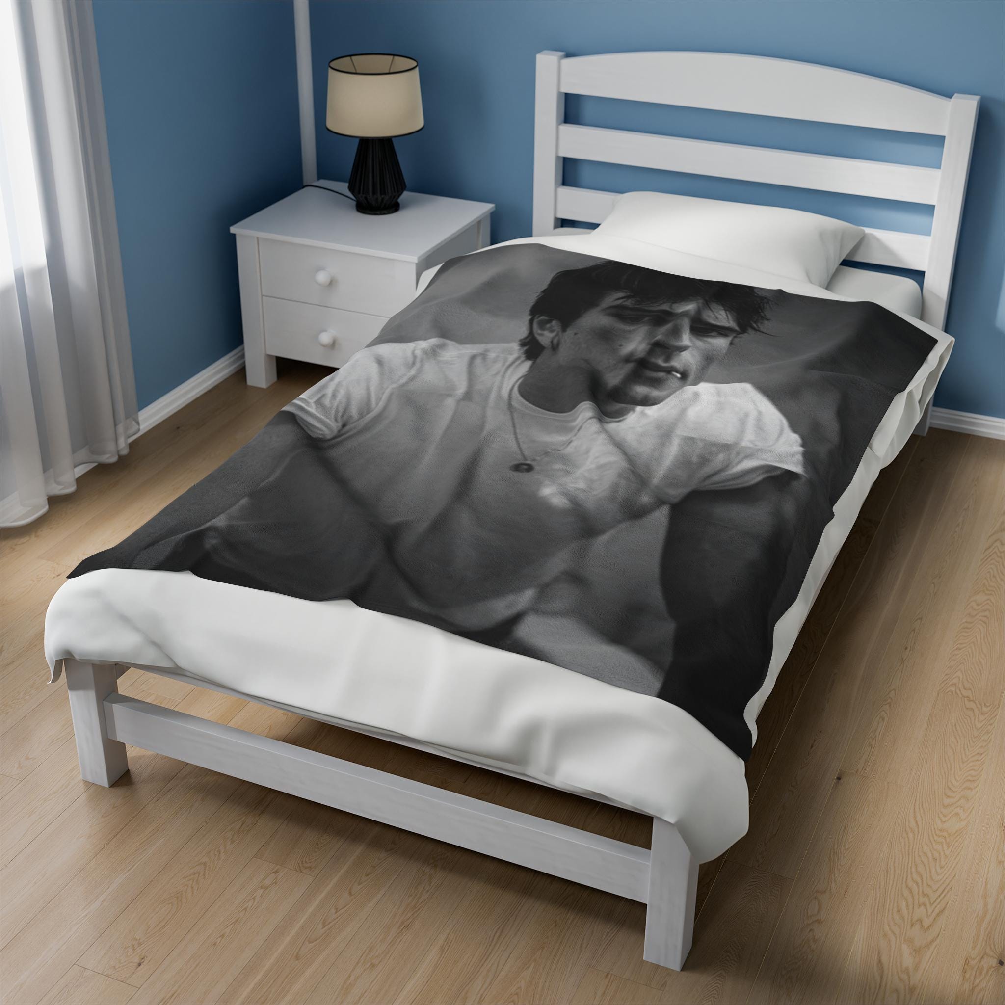 Manta Jacob Elordi suave y cómoda de lana de forro polar, regalo para decoración del hogar, sofá, oficina, coche, camping, yoga, viajes, decoración del hogar, acogedora felpa para la playa