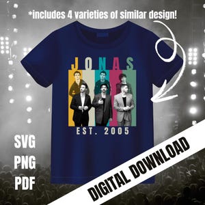 Printable Jonas Brothers Living the Dream Tour Digital Download Pack