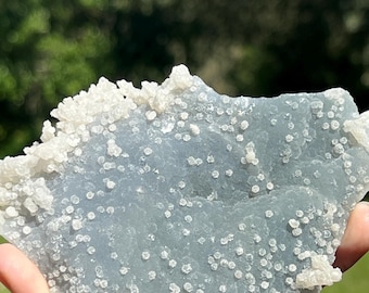 Raw Natural Blue Chalcedony