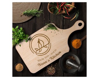 Tabla de cortar de madera Cardinal Gifts para Nana Regalos Cardinal Tabla de cortar Cardinal Fabricada en EE. UU. Decoración Cardinal Decoración natural Regalo de cocina Chef