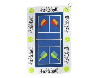 Pickleball Towel Pickleball Gifts Pickleball Accessories Gift For Pickleball Player Unique Pickleball Gift Colorful Waffle Pickleball Towel