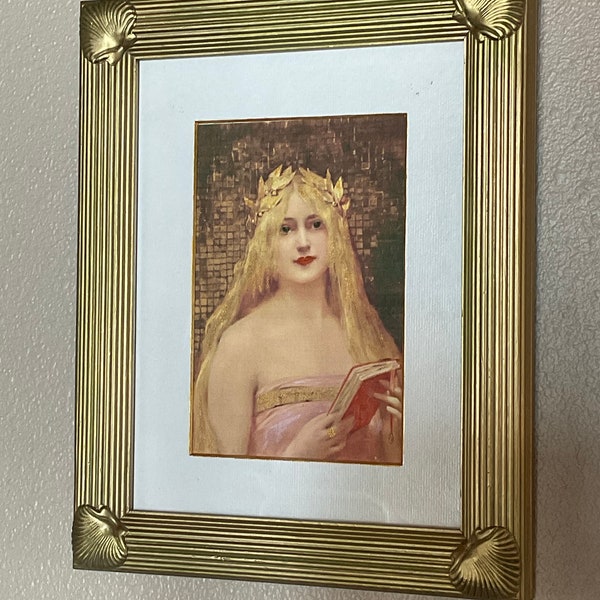 Framed Golden Goddess Print