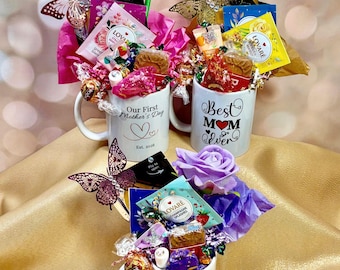 Mother’s Day Mug Gift Set, Gift for Mom, First Mother’s Day Mug, Best Mom Ever Gift Box, Spa Gift Mug, Coffee Lover Gift, Ready to Ship