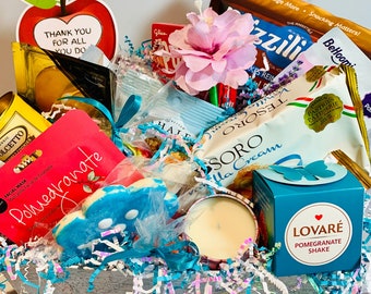 Teacher Thank You Gift-Educator Gift-School Staff Appreciation-Teacher Gift Basket-Under 45 Teacher Thanks-School Staff Gift-Unique Thanks