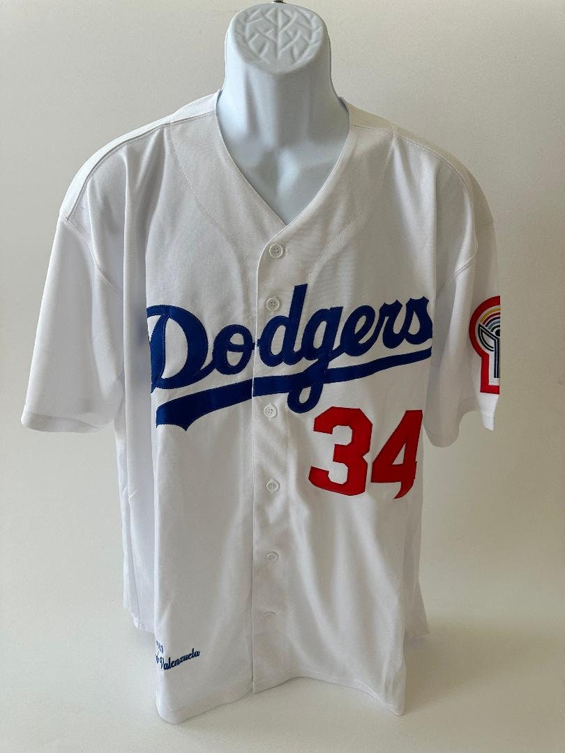 Fernando Valenzuela Los Angeles Dodgers Jersey blue – Classic Authentics