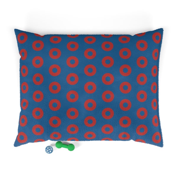 Phish Fishman Donuts Pet Bed - 3 Sizes Available - Plush, Comfortable, Band-Inspired Design