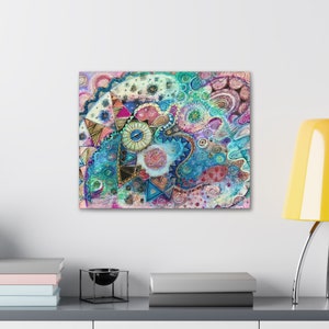 Canvas Wall Art Foreteller, Print on Canvas, Wall Decor, Ready to Hang Wall Art, New Home Decor, Housewarming Gift, Vivid Art Piece.