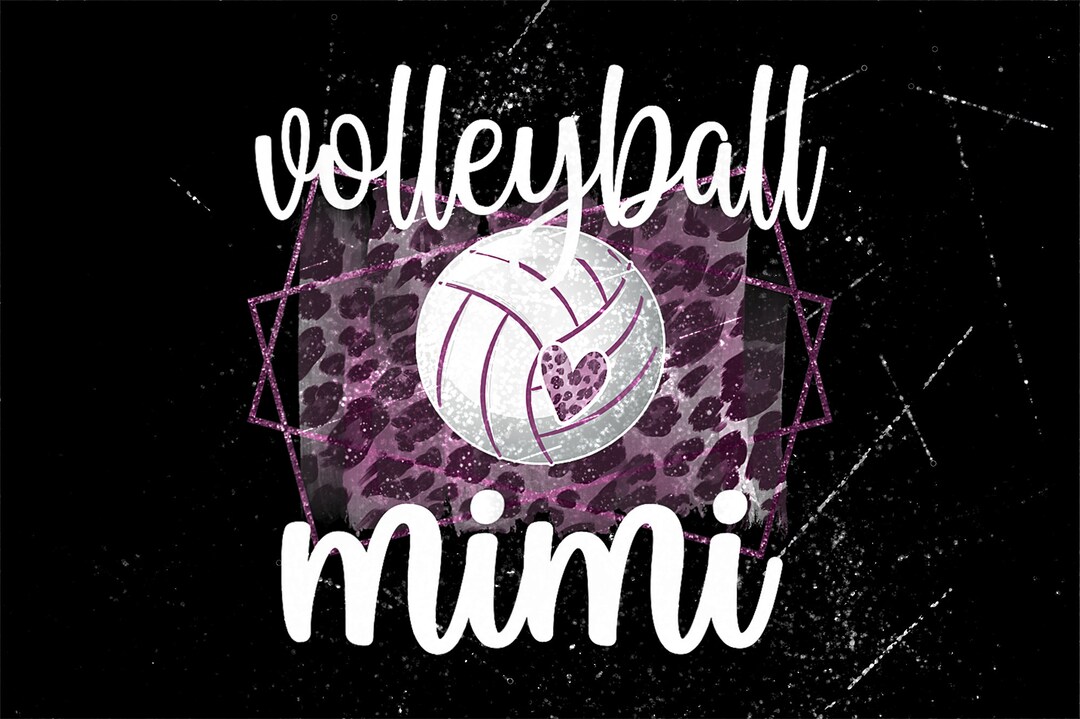 Volleyball Mimi Png Grandma of Volleyball Png Player Mimi Etsy