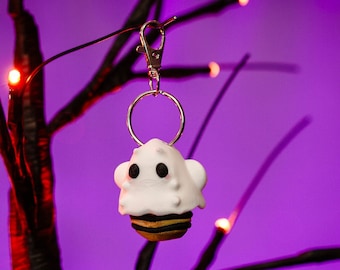 Boo Bees Halloween Gift Keychain, BooBees Gift, Halloween Gift Ideas, Bee Lover, Funny Keychain, Trick or Treat, Halloween decor
