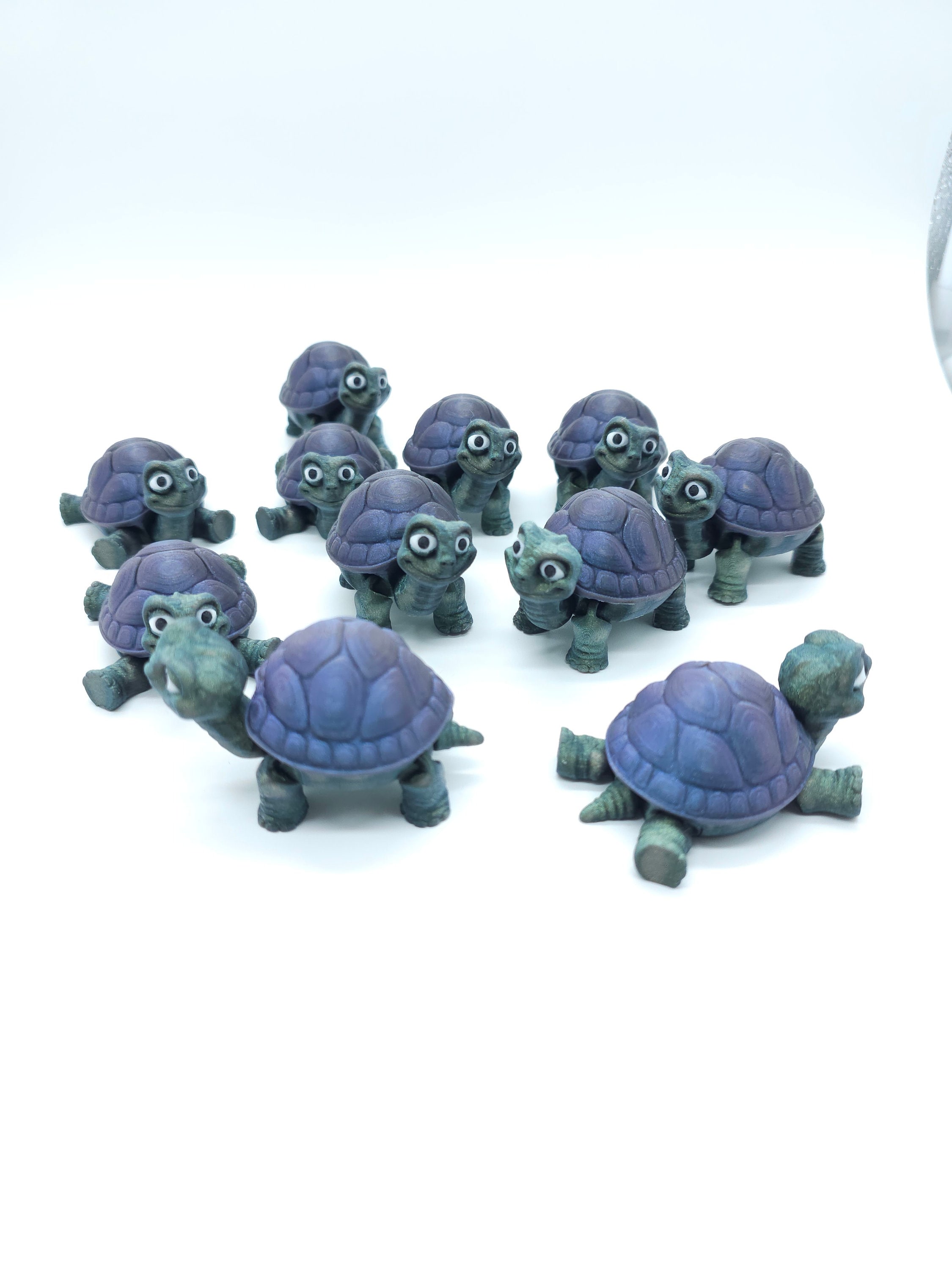 Articulating Turtle Party Favors 3d Printed | Articulated Turtle ...