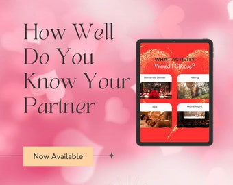 Couples Game Printable – How Well Do You Know Your Partner?