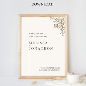 Wedding Sign, Welcome Sign, Thank you Sign, Wedding invitation