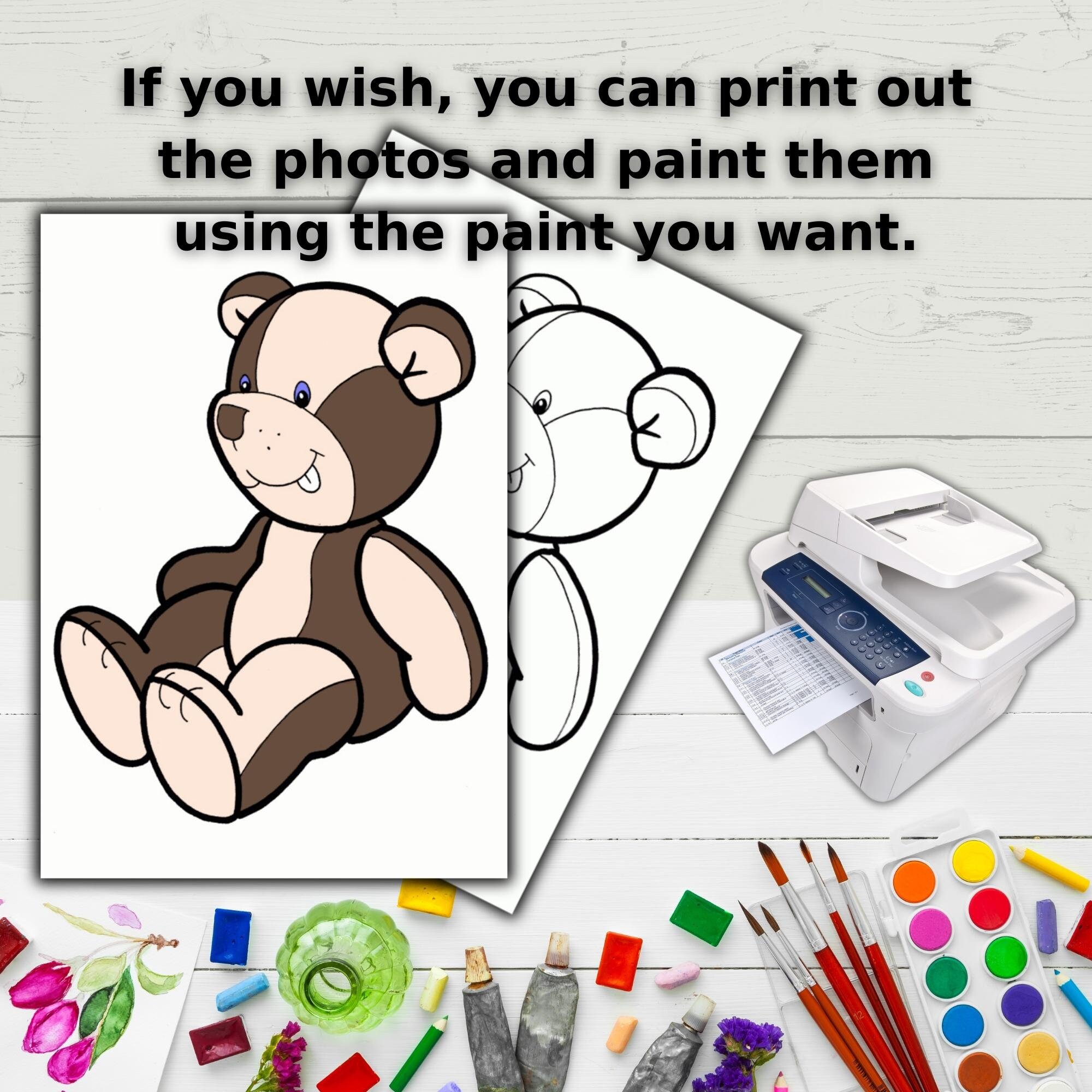 Downloadable Coloring Book for My Child, Coloring Book and Crayons ...