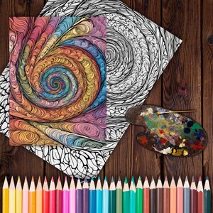 Lush Spiral Colouring Book Wallpaper Photography Lush Spiral Colouring Book Wallpaper Photography