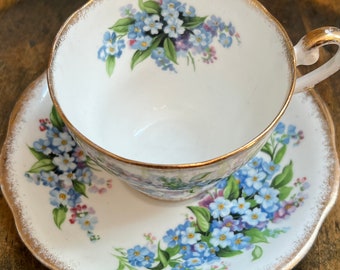 Forget-Me-Not Teacup by Royal Standard, Vintage teacup, Teacup, Tea Party, High Tea