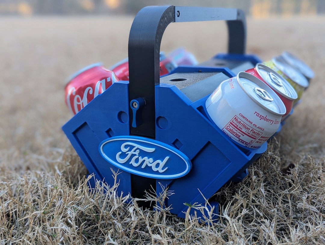V8 Engine Can Cooler 3D Printed Standard Beer & Soda Cans All Metal