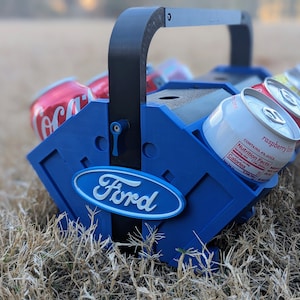 3D Printed V8 Engine Can Cooler for Beer & Soda | Durable Metal Hardware | Free Shipping