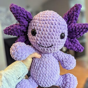Snuggable Crochet Axolotl Pattern