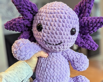 Kuscheliges gehäkeltes Axolotl Muster