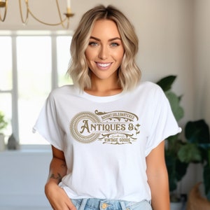 Antiques and Vintage Goods, classic, old, event, antiquing, shop, mom, mother, grandmother, gift, present, old shirt, antique shirt,