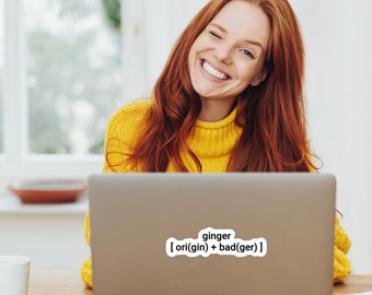 Ginger Bubble-Free Stickers