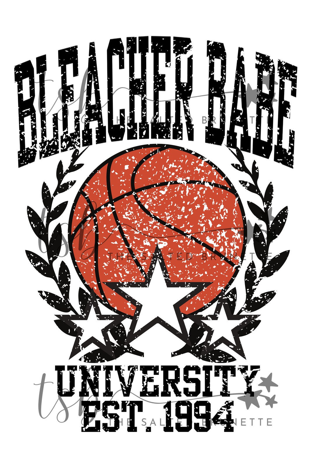 Bleacher Babe Basketball Season School Spirit PNG Etsy