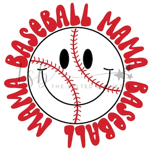 baseball mama; trending baseball; retro baseball cartoon PNG