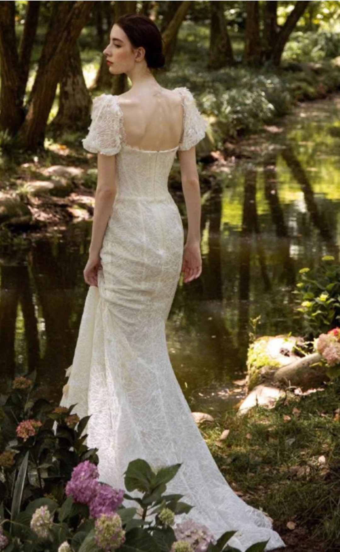 Lace Mermaid Style Wedding Dress Etsy