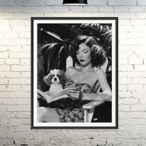 Fashion Wall Art | Vintage Poster | Black and White Art