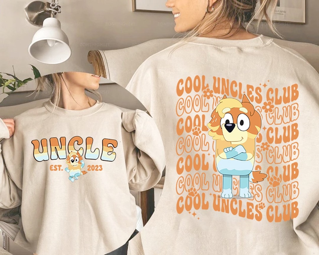 Bluey Inspired Aunt and Uncle, Birthday Family Shirts
