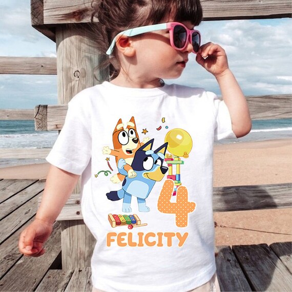 Personalized Bluey Birthday Bluey Family Matching Bluey And Bingo T-Shirt