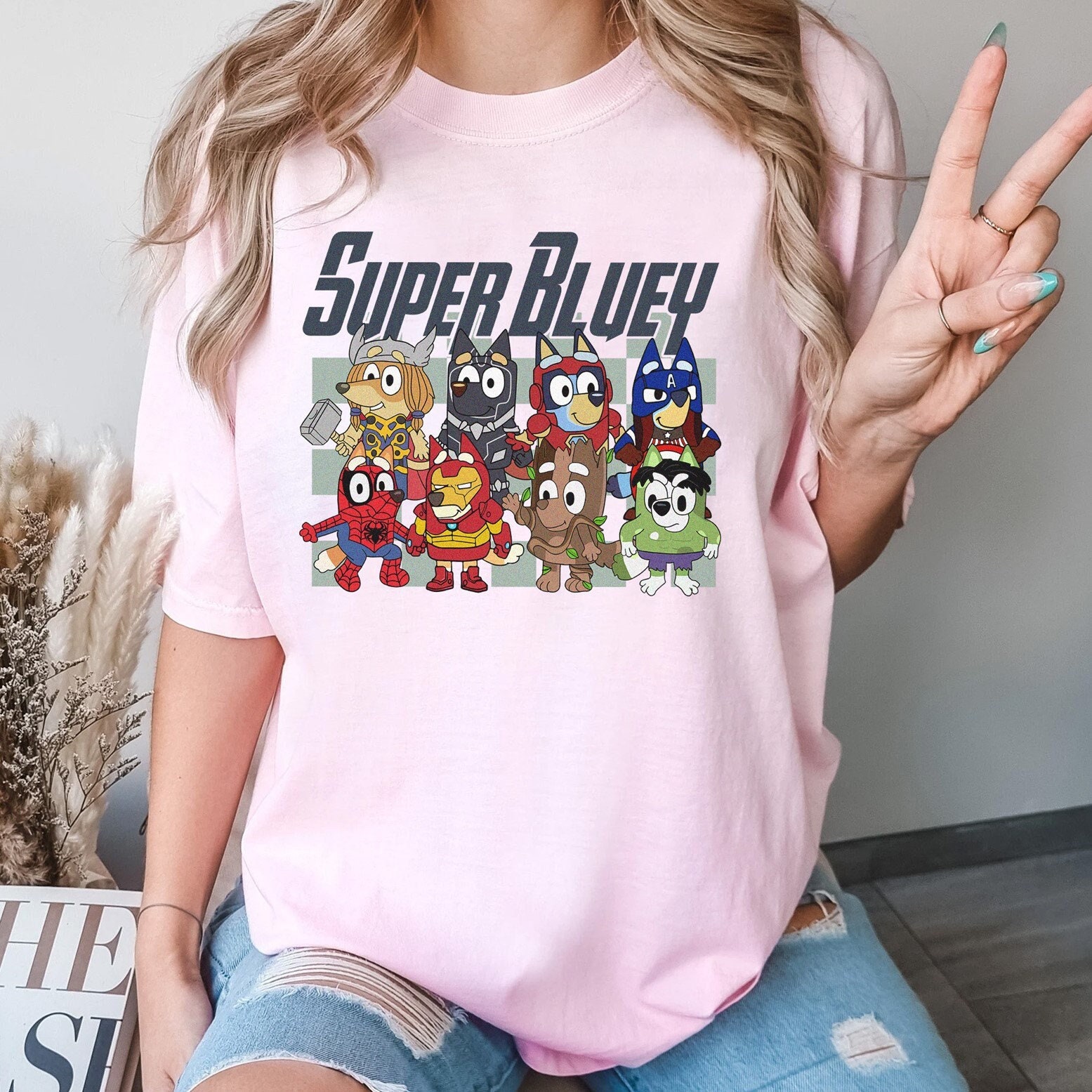 Personalized Bluey Birthday Shirt, Bluey Family Matching Shirts