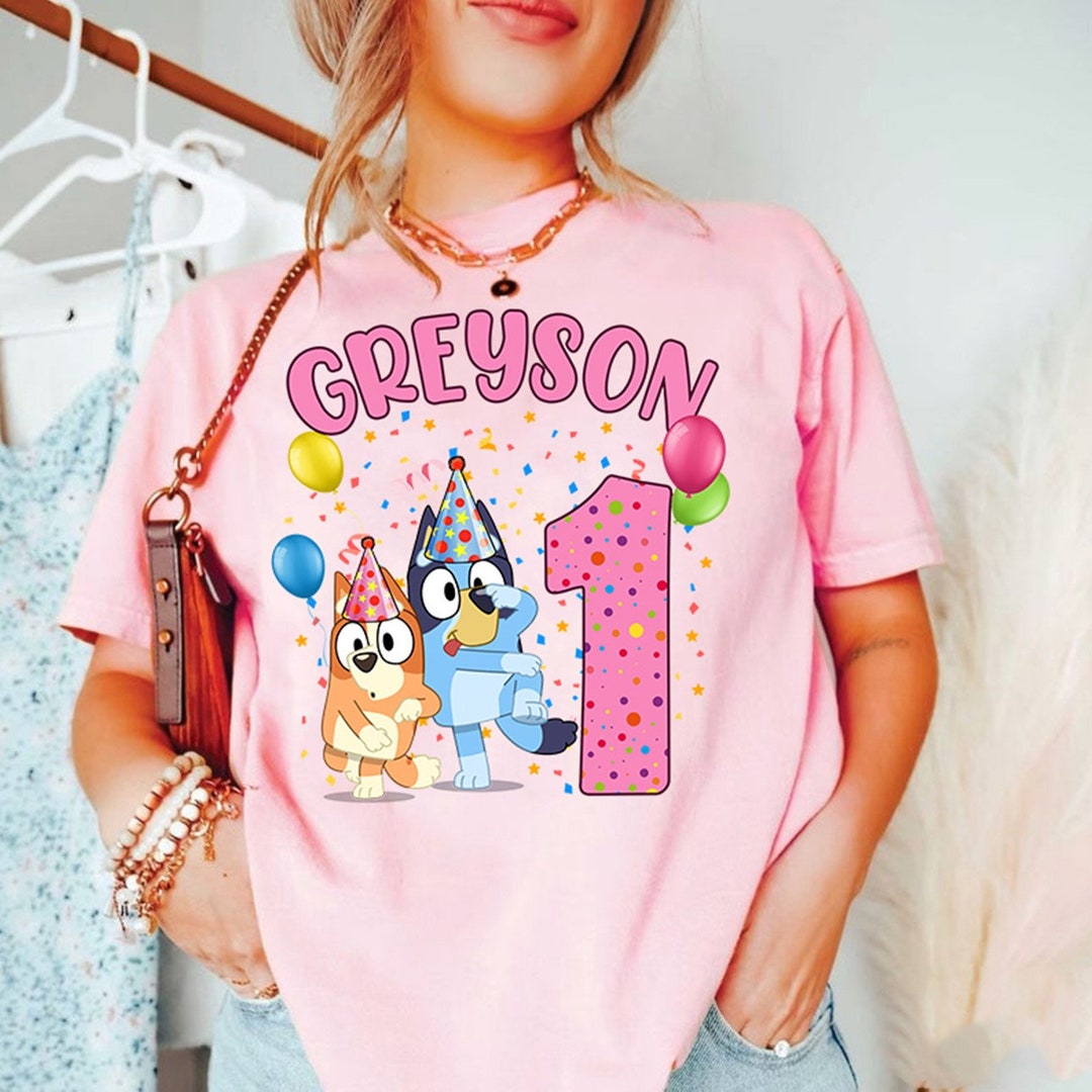Bluey Bingo Birthday Shirt, Custom Bluey Shirt, Bluey Family Birthday, Bluey Birthday Party