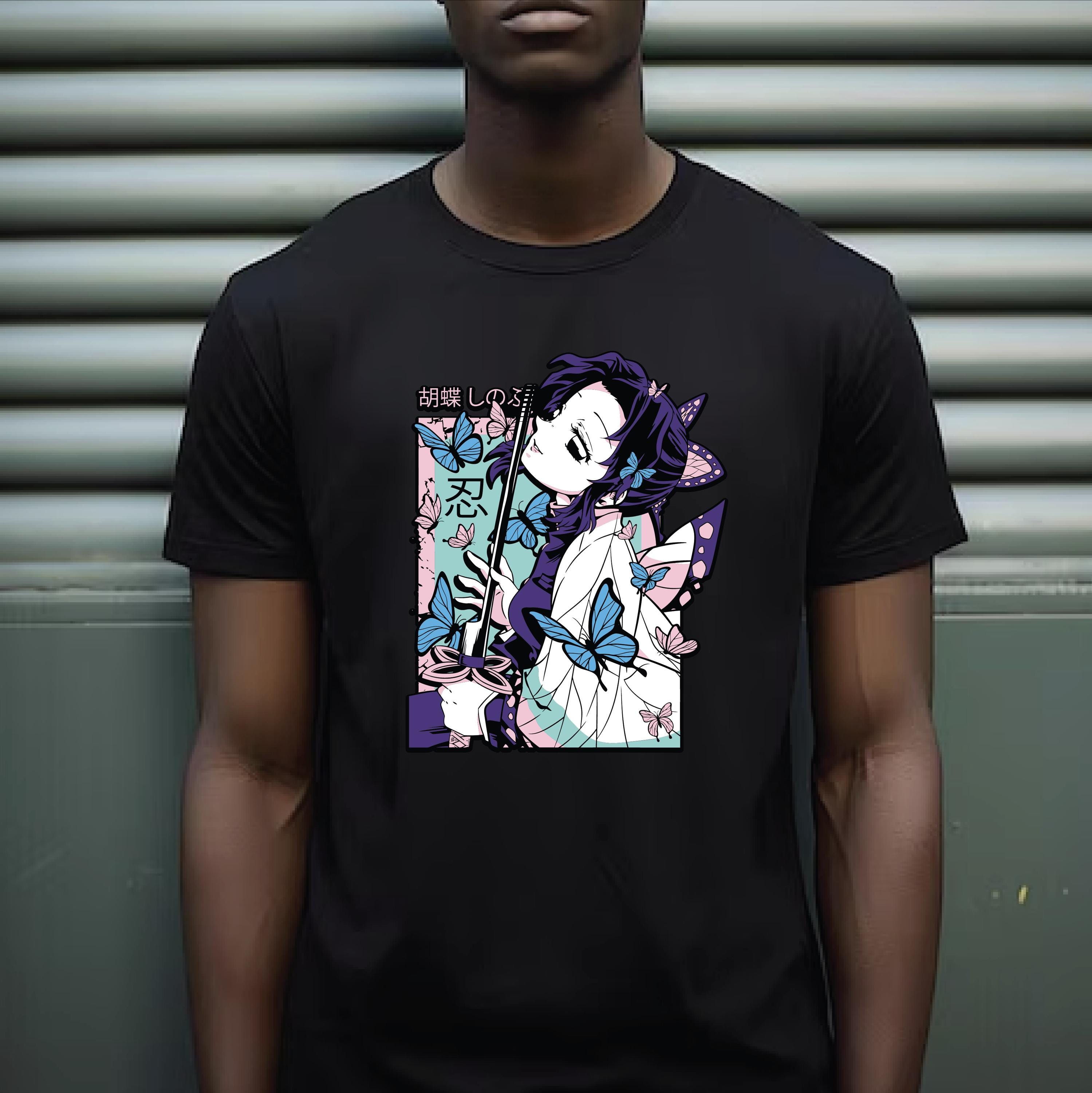 T-shirt Shinobu Kocho - Demon Slayer Kimetsu No Yaiba - Anime - Coupe Regular - Toutes Tailles - Coton