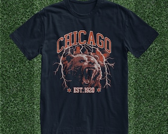 Unisex Chicago Vintage Bear Football Tailgate Shirt