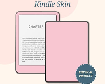 Kindle Skin – Pink Pastel Vinyl Sticker | Kindle Paperwhite, ColorSoft | E-Reader Accessories | Matte Glossy Finish