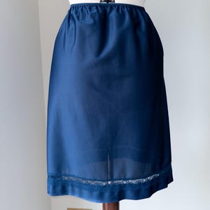 navy blue half slip for under dress Eclipse Washable Silk Slip in Navy  Negative