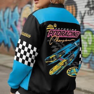 Star Wars Tatooine Podracing Champion Bomber Jacket, Disney Racing Fleece Jacket, Anakin Skywalker Jacket, Star Wars Bomber Racing Jacket