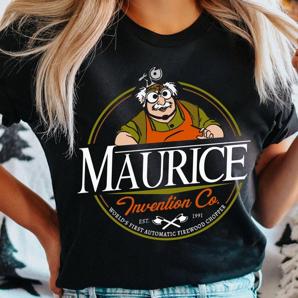 Vintage Maurice Invention Co 1991 Comfort Colors Shirt, Beauty And The Beast Disney T-shirt, Disneyland Family Trip, Walt Disney World Gift