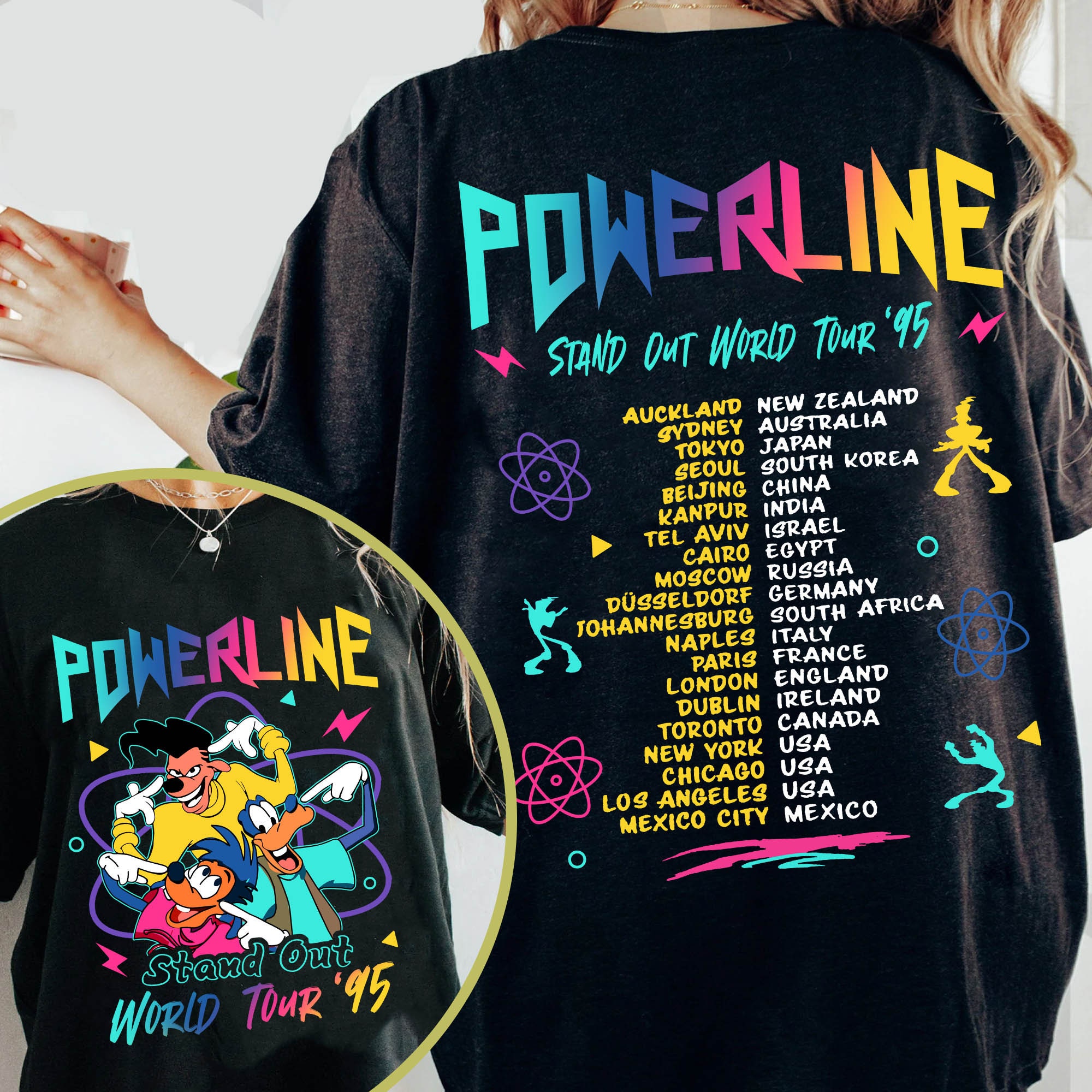 Gift Powerline Stand-Out World-Tour 95' Concert Logo Gift Powerline Stand-Out World-Tour 95' Concert Logo