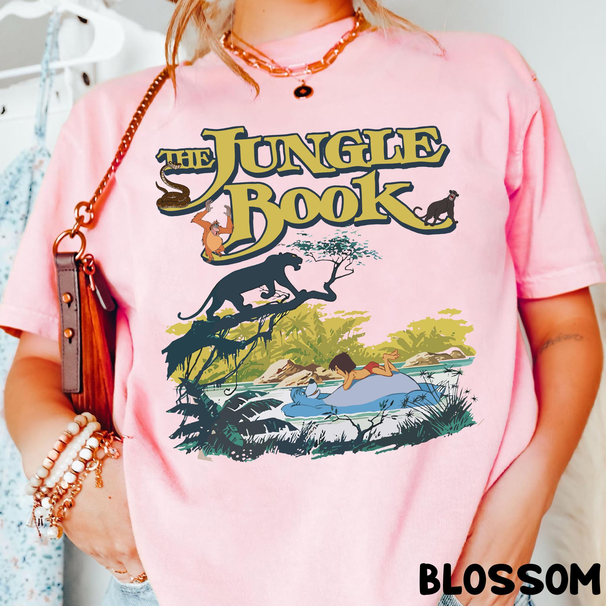 Vintage Disney the Jungle Book Shirt, Mowgli Shere Khan Baloo 