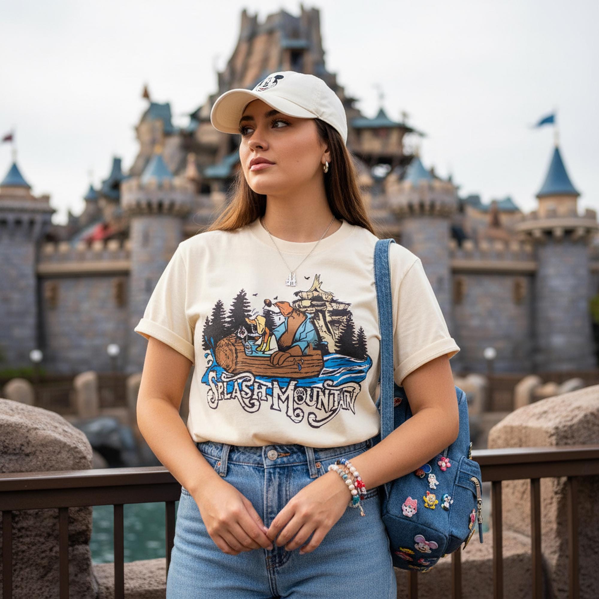 Vintage Splash Mountain Log Ride Shirt, Retro 90s Disney Br'er