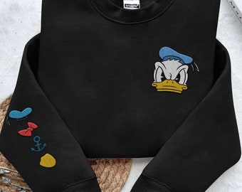 Embroidered Donald Duck 90th Anniversary Sweatshirt, 90 Years of