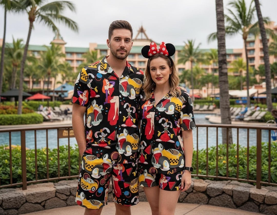 Jessica Rabbit Roger Rabbit Benny the Cab Hawaiian Shirt, Who