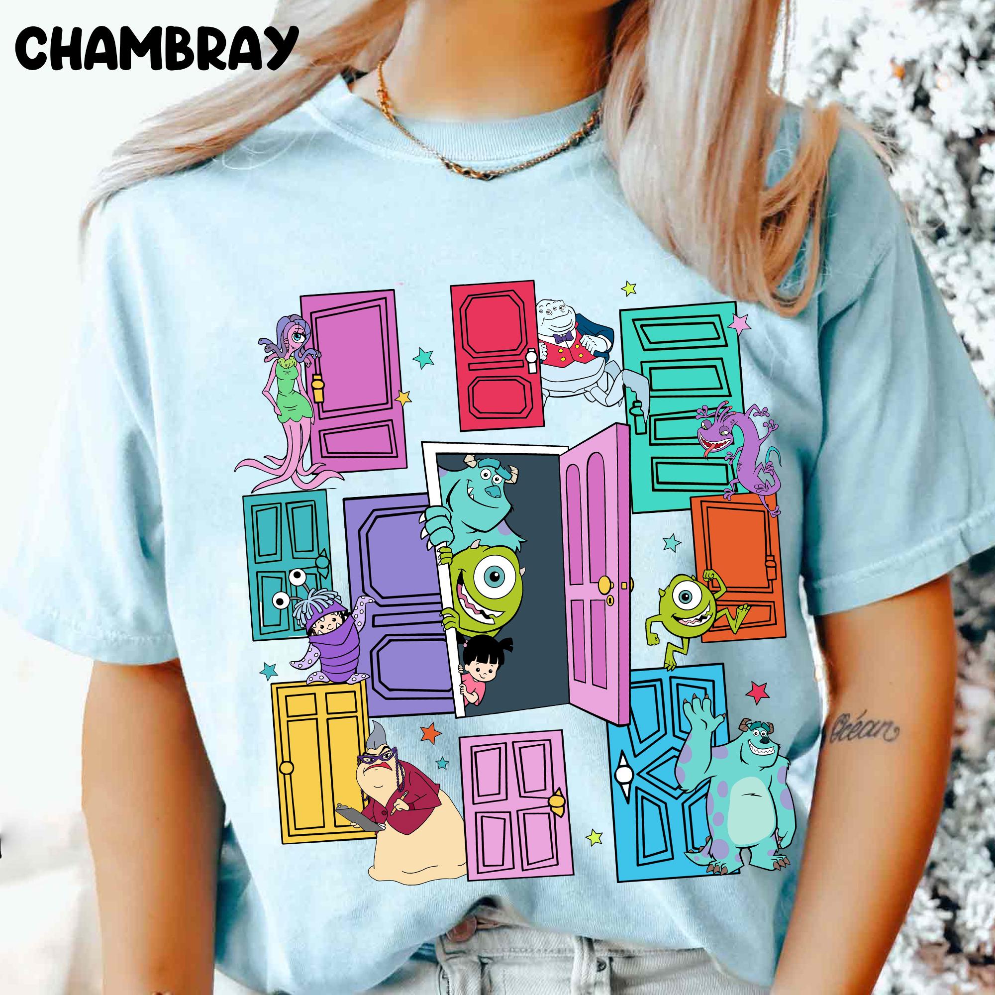 Vintage Monsters Inc Boo's Door Shirt, Mike Sulley Boo Disney Friends T- shirt, Disneyland Family Trip Matching Shirt, Cute Birthday Gift - Etsy