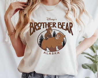 Disney Brother Bear Kenai Koda Alaska T-shirt, Disney Brotherhood Shirt, Brother Matching Outfits, Disneyland Family Trip, Birthday Gift