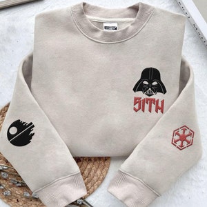 Starwars Embroidered Sweatshirt Etsy