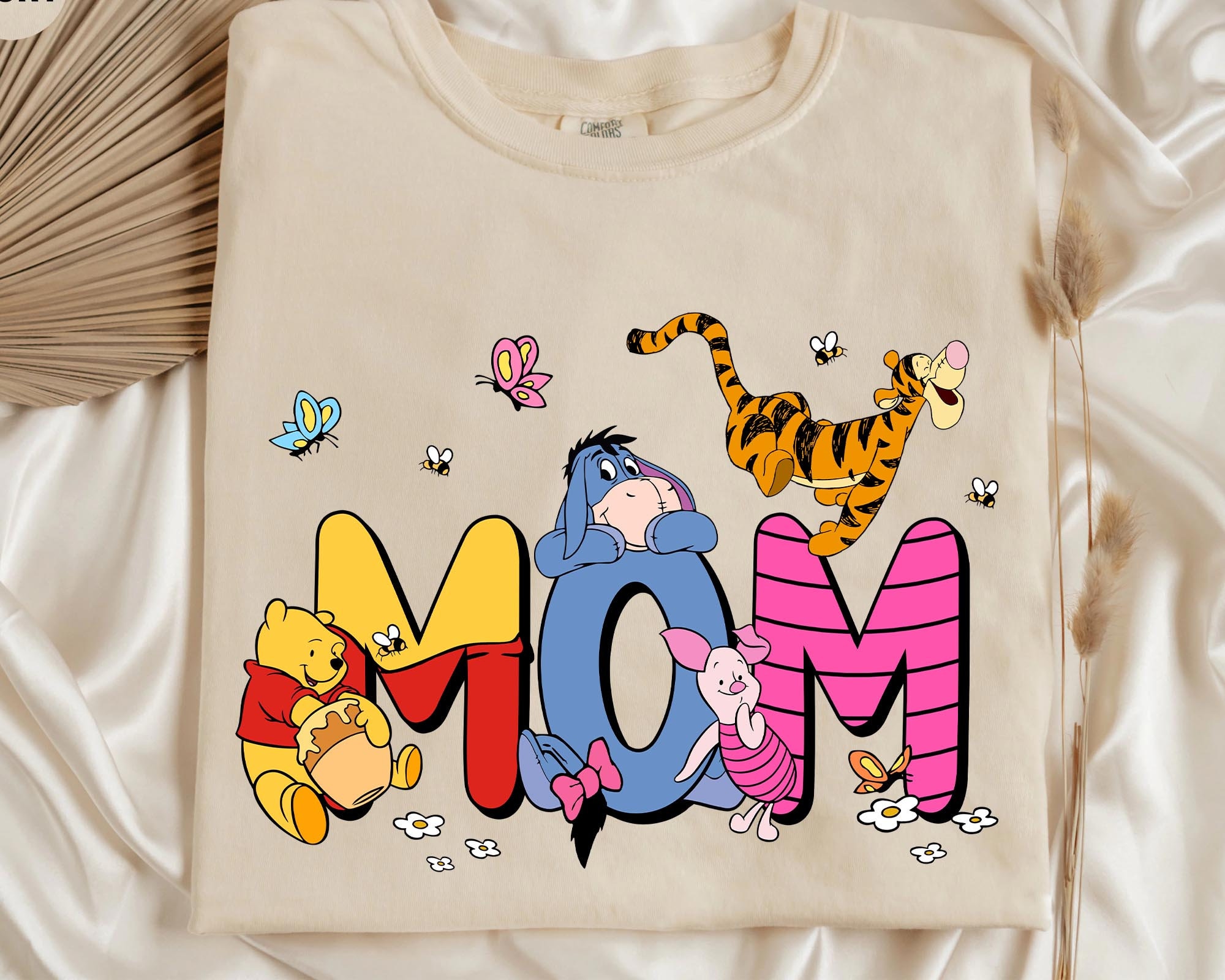 Custom Winnie the Pooh Comfort Colors Shirt, Mother Disney T-shirt